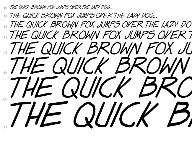 Dealspinner TBS font waterfall